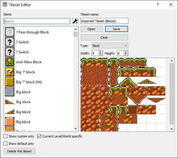 Tileset Editor